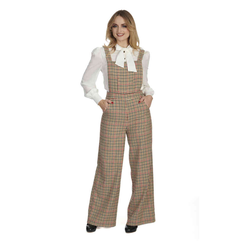 Banned - Hilda Dungarees - Beige